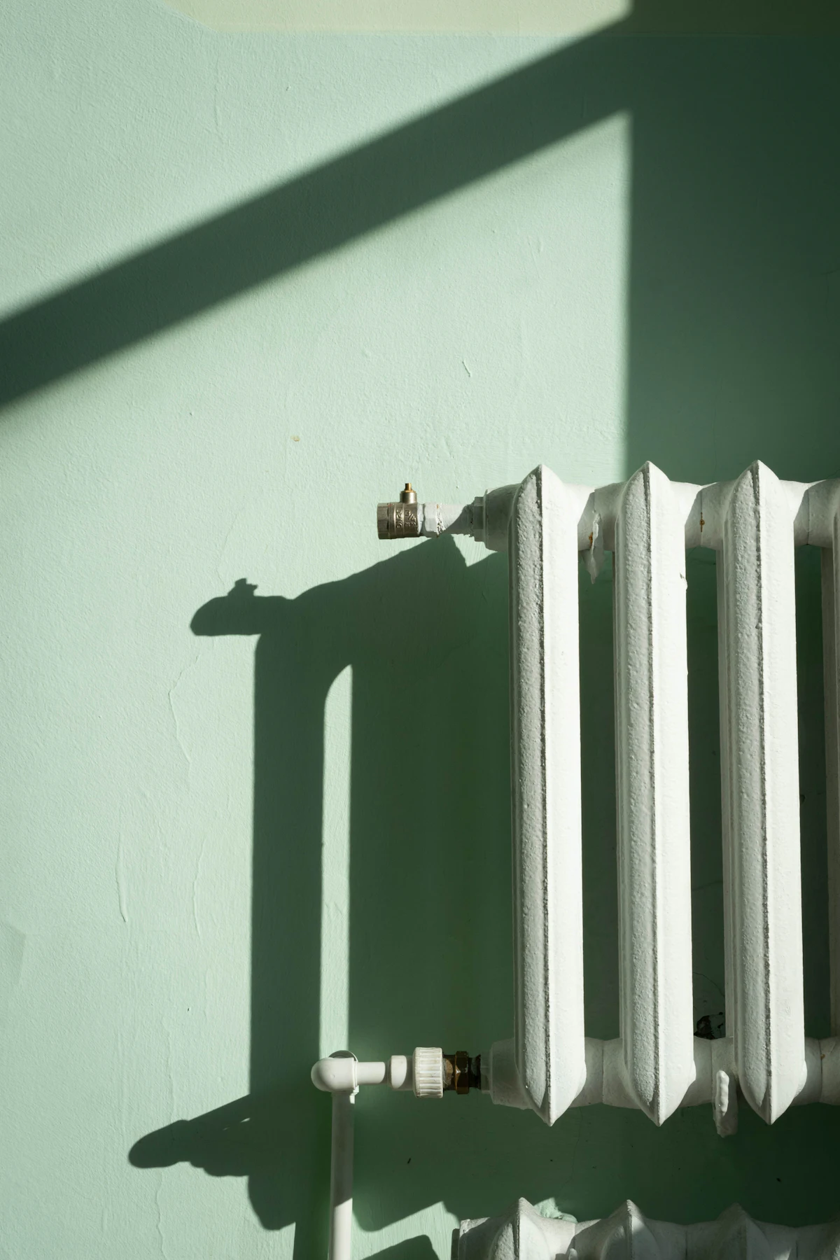 A radiator in a rented home